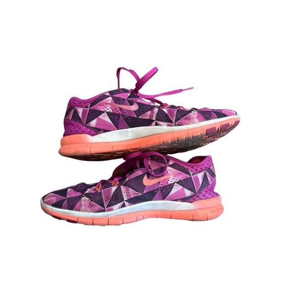 Nike Free Training Shoes Size 9.5 TR Fit 5 Sneakers Purple Fitness Mesh Womens - Picture 3 of 9
